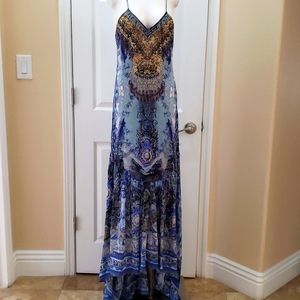 Camilla  silk dress.